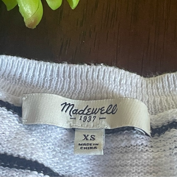 Madewell Sunview Striped Summer Crewneck Sweater Size XS - Picture 8 of 9
